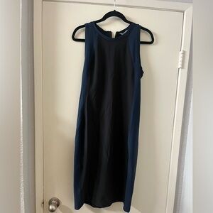 Athleta Navy Scuba Dress Size M